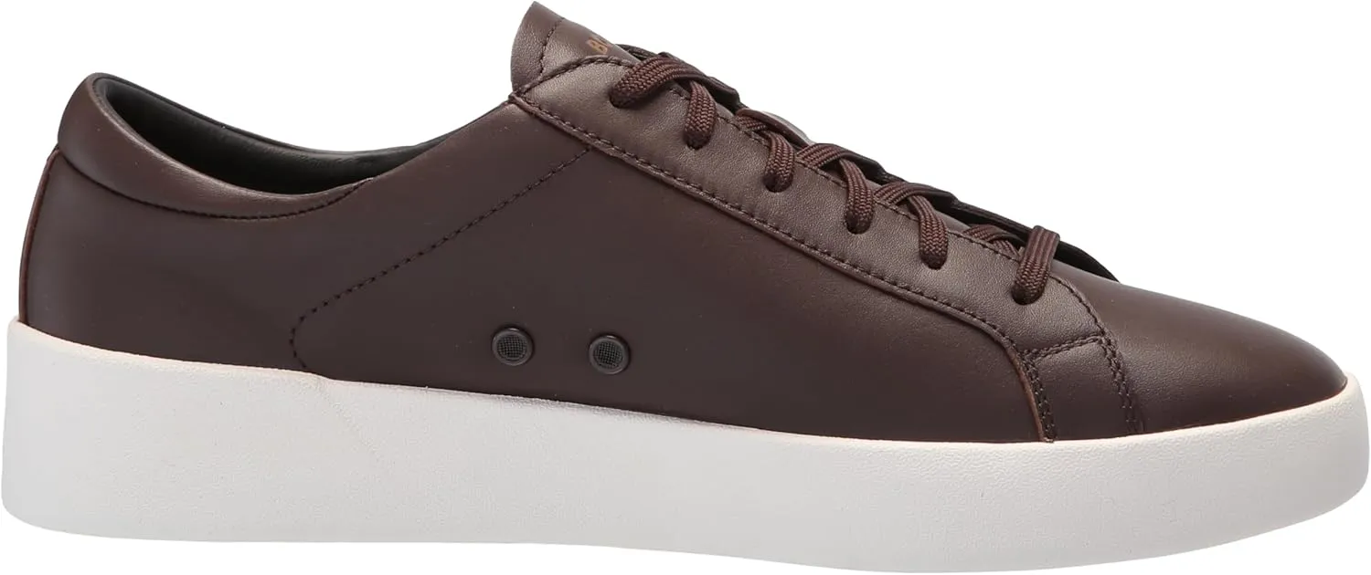 BOSS Men's Belwar Smooth Leather Low Top Sneaker