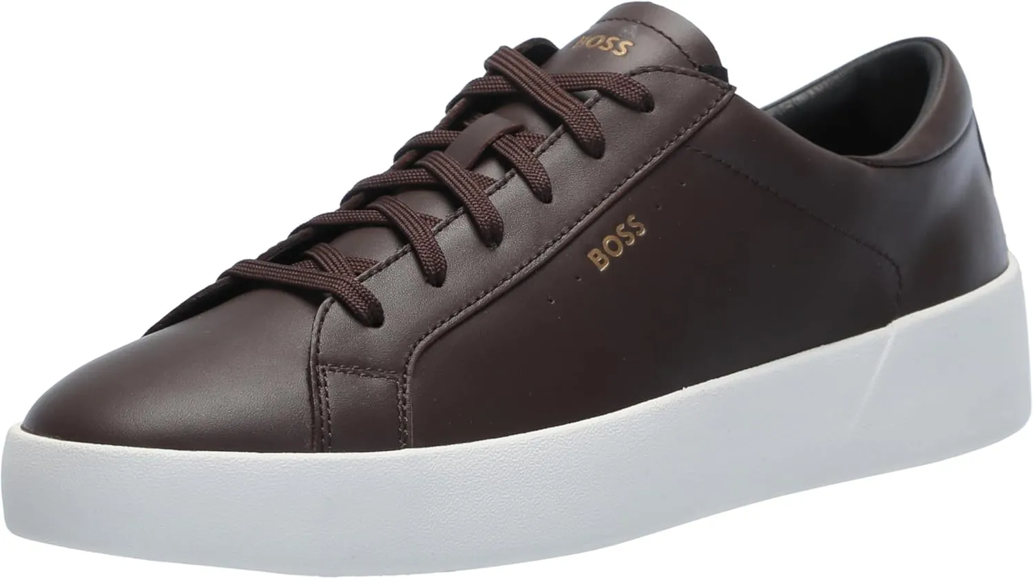 BOSS Men's Belwar Smooth Leather Low Top Sneaker