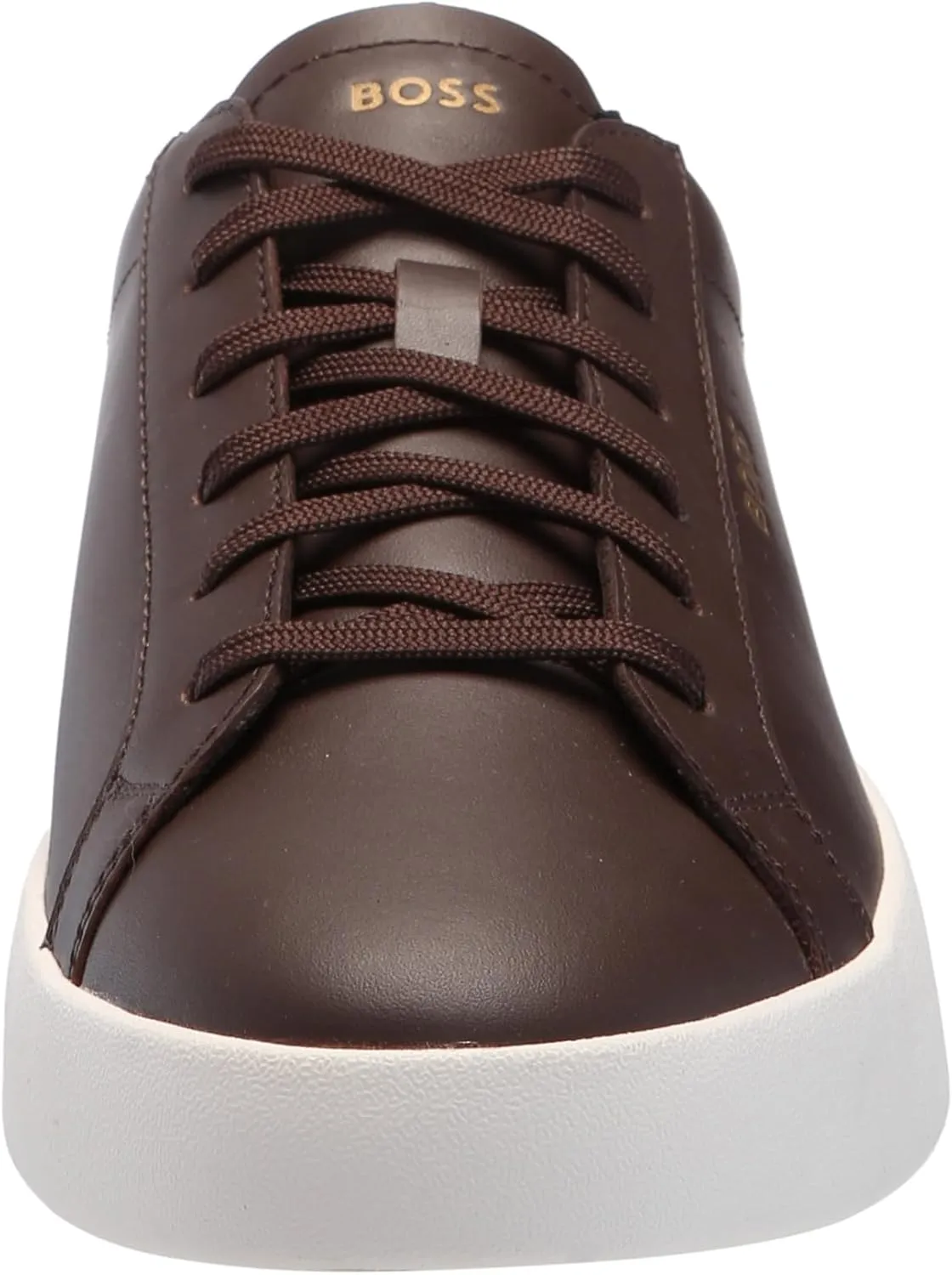 BOSS Men's Belwar Smooth Leather Low Top Sneaker