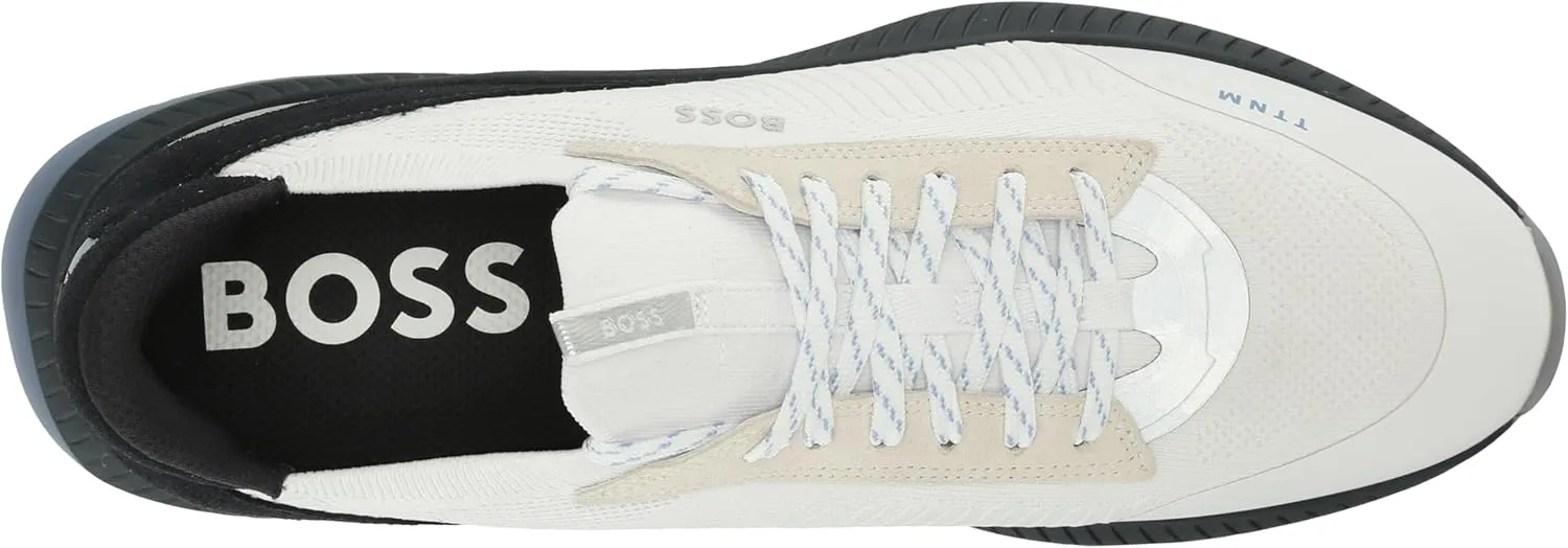 BOSS Men's Modern Knit Structure Running Sneaker