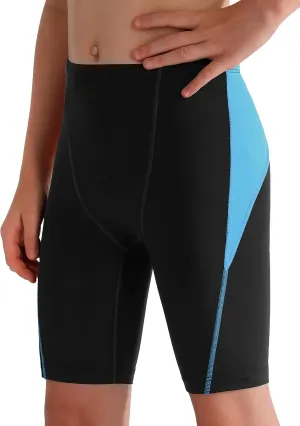 Boys Swim Jammers - Youth Competitive Swim Racing Team Swimming Shorts Swimsuit Trunks Bathing Suit Quick Dry UPF 50 