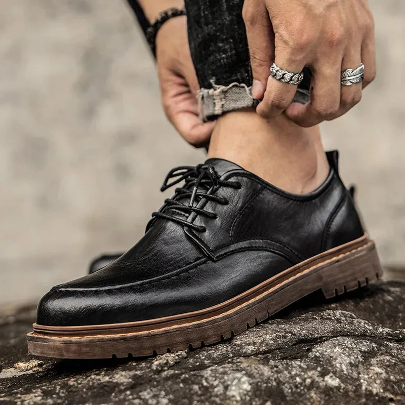 Brayden Leather Lace-Up Shoes