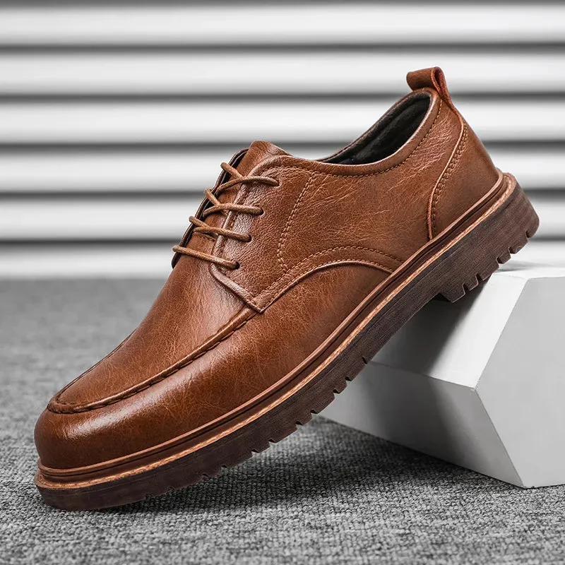 Brayden Leather Lace-Up Shoes