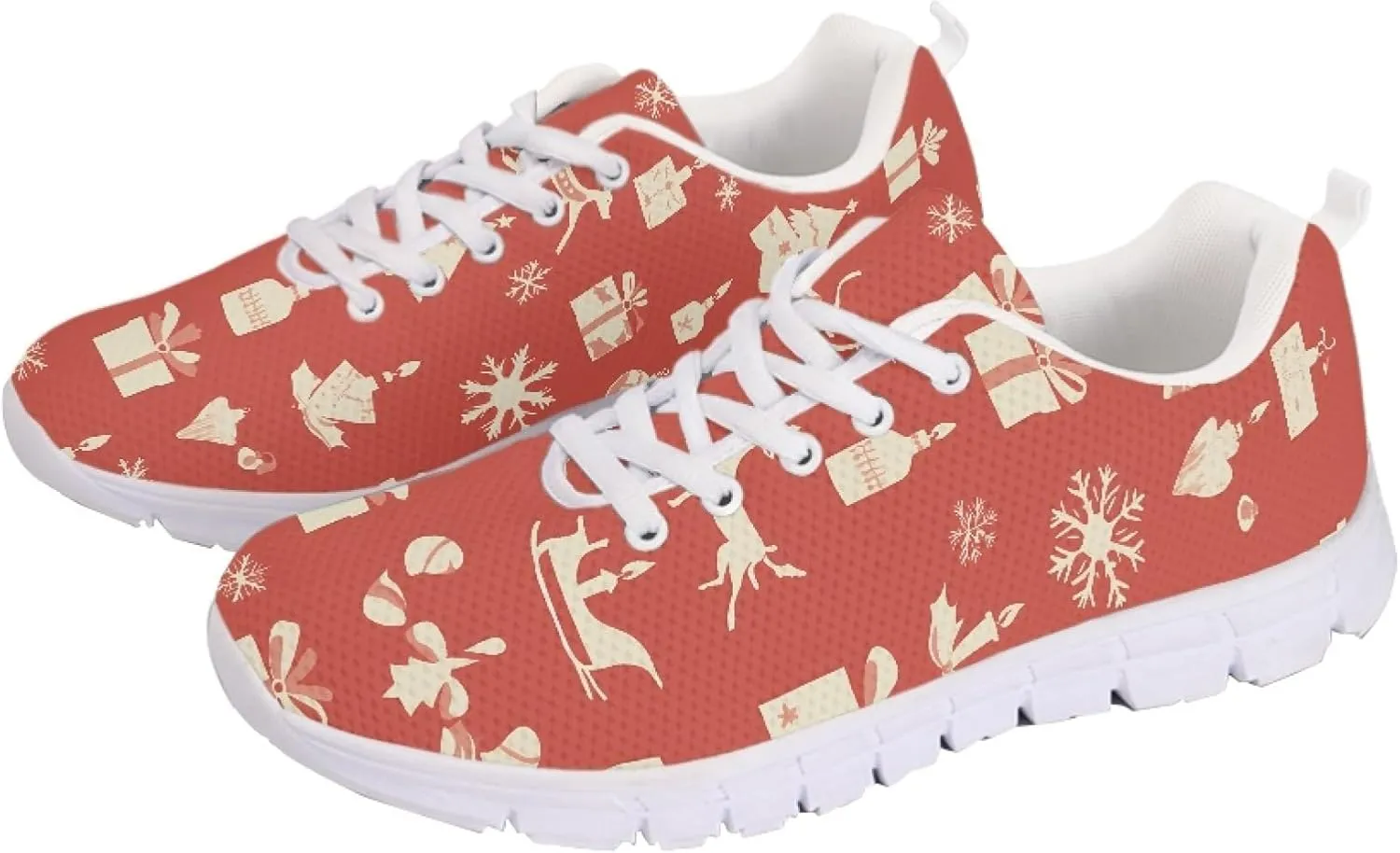 Breathable Sports Shoes for Women Teens Trainer Running Travel Sneaker Walking Low Heel Lightweight Sneakers