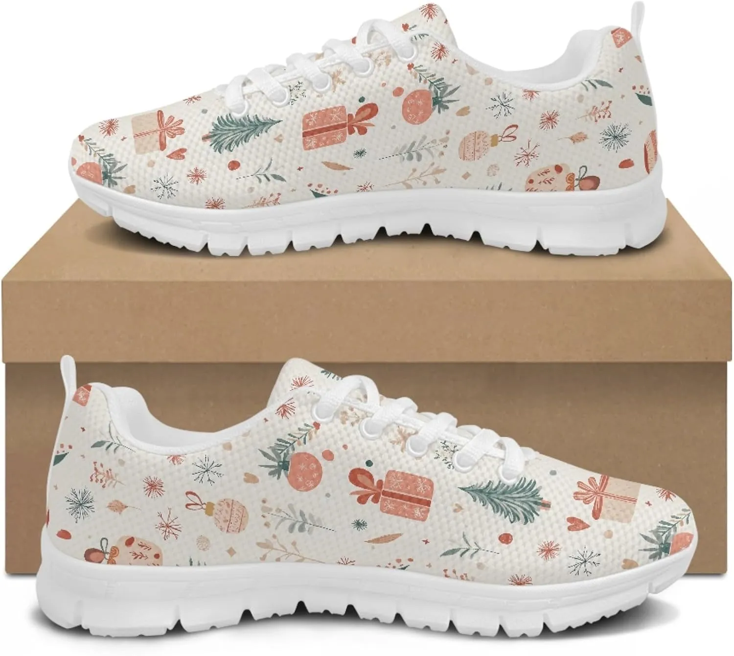 Breathable Sports Shoes for Women Teens Trainer Running Travel Sneaker Walking Low Heel Lightweight Sneakers
