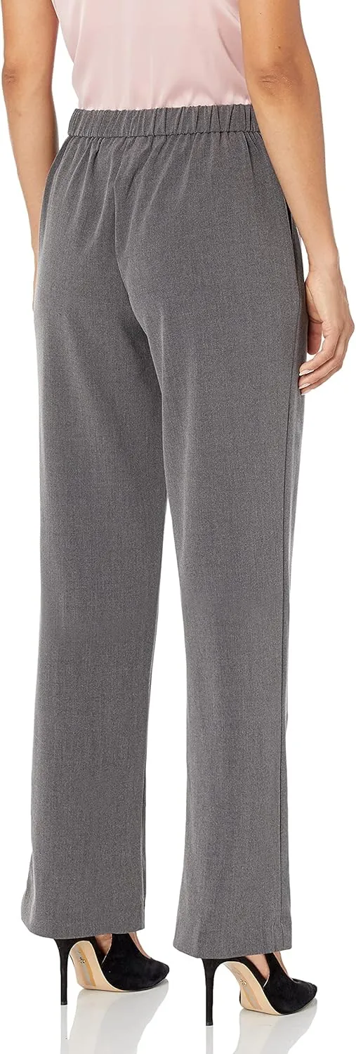 Briggs New York Women's Petite Pull on Dress Pant Average & Short Length