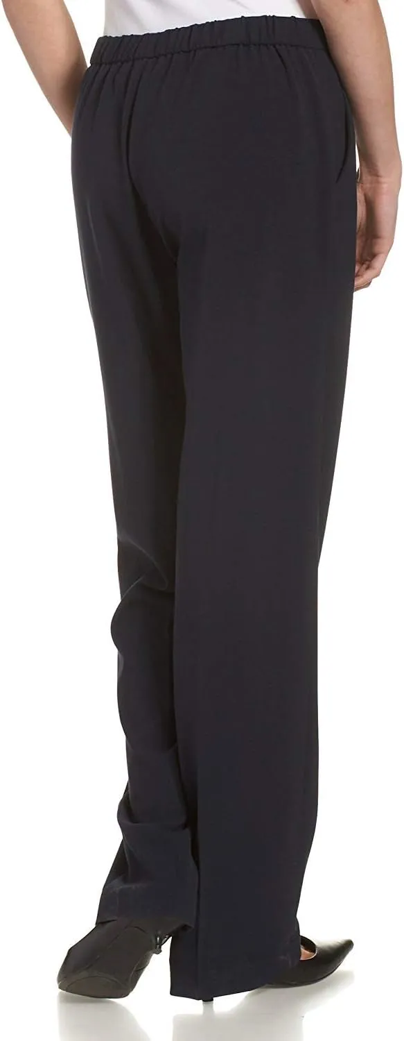 Briggs New York Women's Petite Pull on Dress Pant Average & Short Length