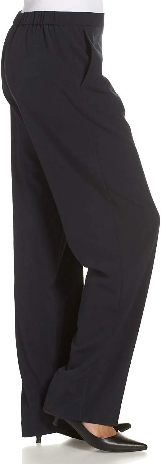 Briggs New York Women's Petite Pull on Dress Pant Average & Short Length