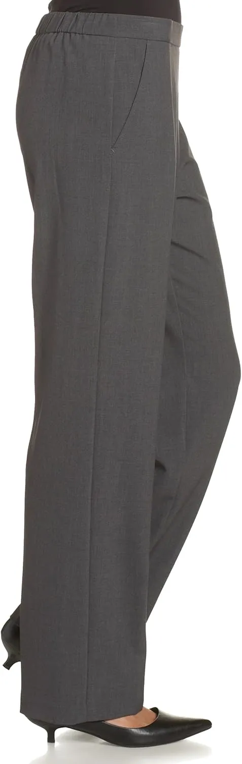 Briggs New York Women's Petite Pull on Dress Pant Average & Short Length