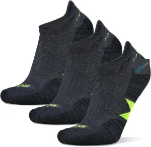 Busy Socks Men's Athletic Ankle Coolmax Running Socks Women's Cushioned Anti Blister Moisture Wicking Low Cut Socks 3 Pack