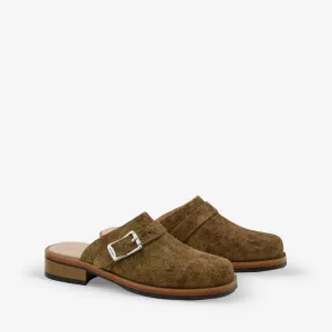 Camion Mule Petal Dance Rough Suede