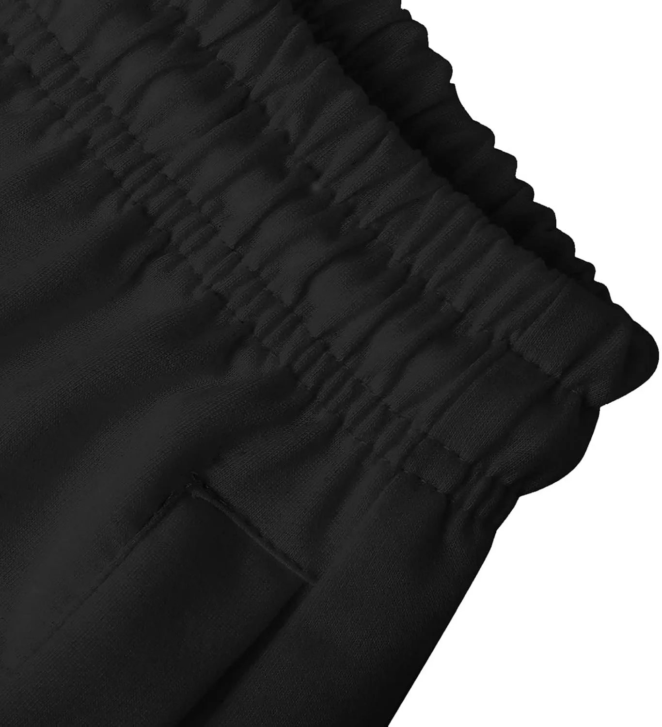 Cargo Shorts for Men Big and Tall Summer Casual Work Shorts Drawstring Elastic Waist Knee Length Bermuda Short 2025