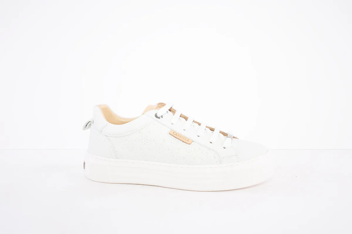 CARMELA - 68445 FLAT LACE UP FASHION SHOE - PALE MINT