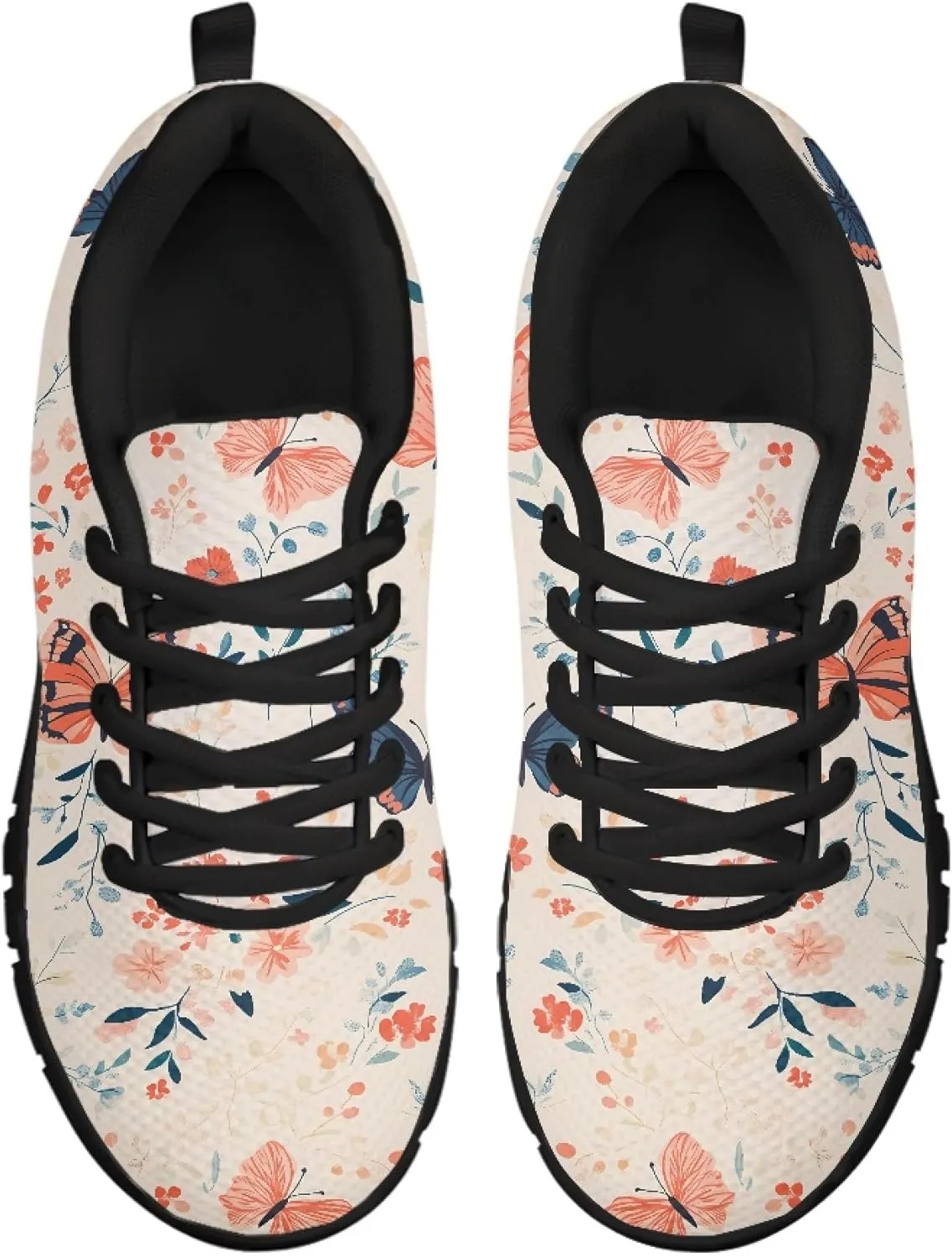Casual Shoes for Teens Womens Trainer Running Travel Sneaker Walking Low Heel Lace Up Teens Adults Lightweight Sneakers