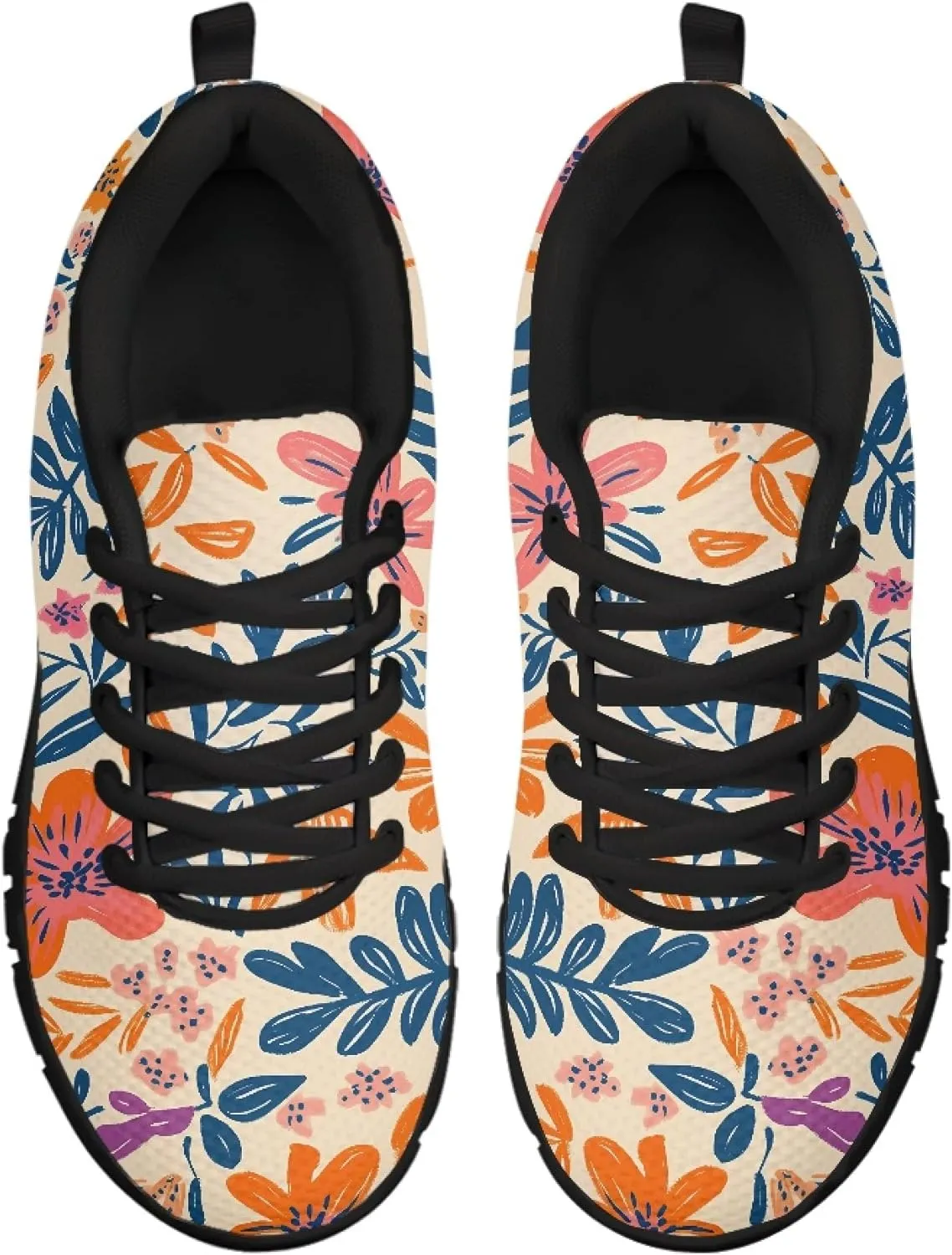 Casual Shoes for Teens Womens Trainer Running Travel Sneaker Walking Low Heel Lace Up Teens Adults Lightweight Sneakers