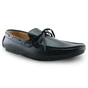 Casualist Lace Leather Loafer Soft Black