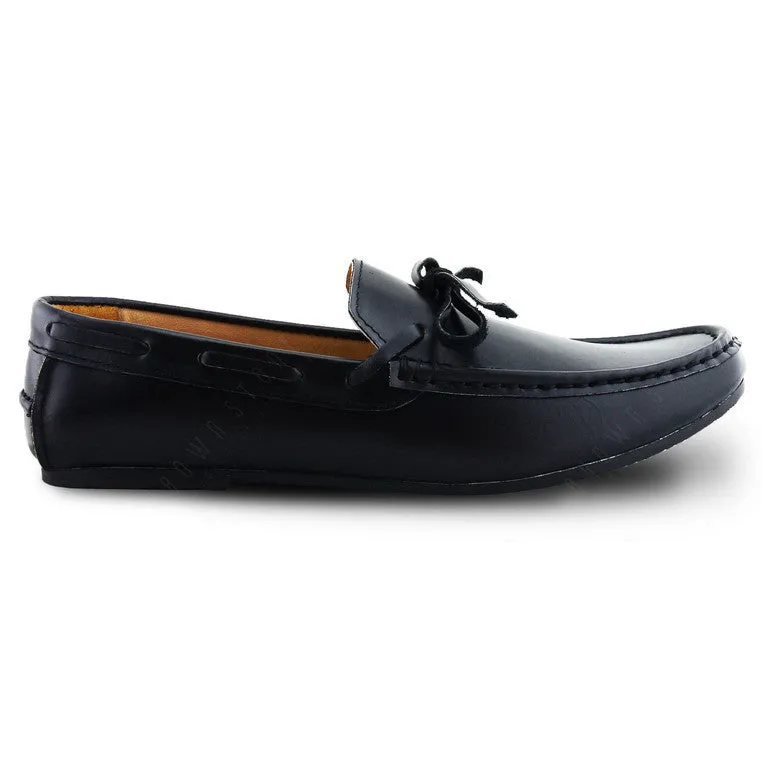 Casualist Lace Leather Loafer Soft Black