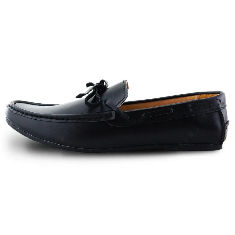 Casualist Lace Leather Loafer Soft Black