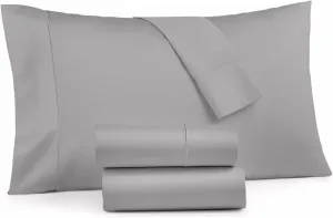 Charter Club Sleep Luxe 800 Thread Count 100% Cotton 4-Pc. King Sheet Set Charcoal