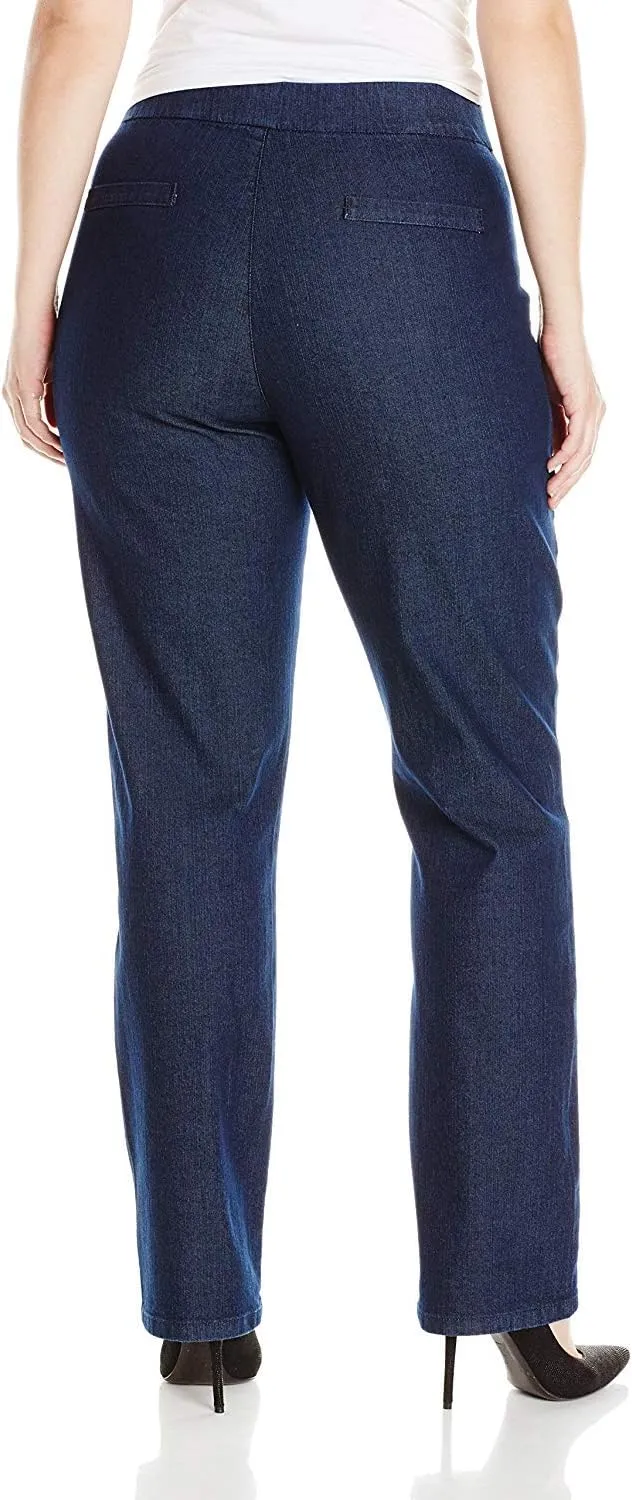 Chic Classic Collection Women's Easy Fit Elastic Waist Jean