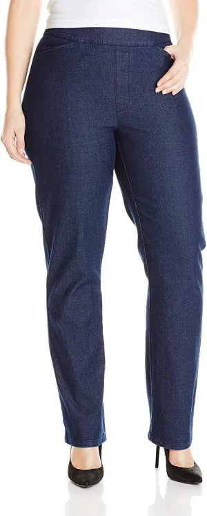 Chic Classic Collection Women's Easy Fit Elastic Waist Jean