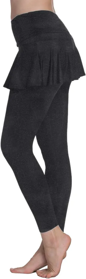 ChinFun Women's Sports Skirted Leggings Yoga Skirts Spandex Tights Athletic Tennis Skorts Gym Active Running Bottoms