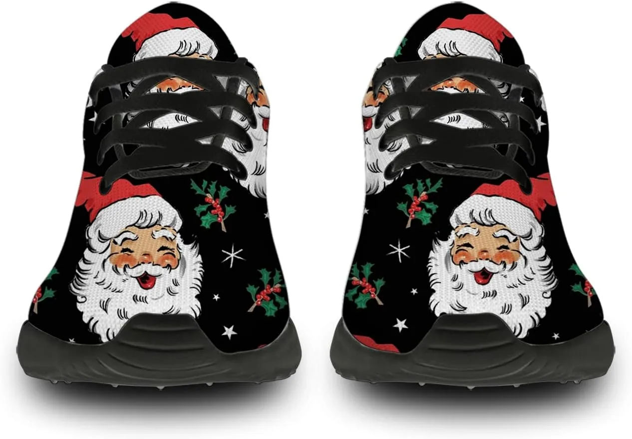 Christmas Shoes for Women Men Running Comfort Lightweight Walking Tennis Sneakers Santa Shoes Gifts for Boy Girl