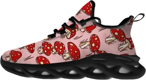 Ciadoon Mushroom Shoes for Women Men Road Running Walking Tennis Breathable Lightweight Sneakers Athletic Shoes Gifts for Men Women