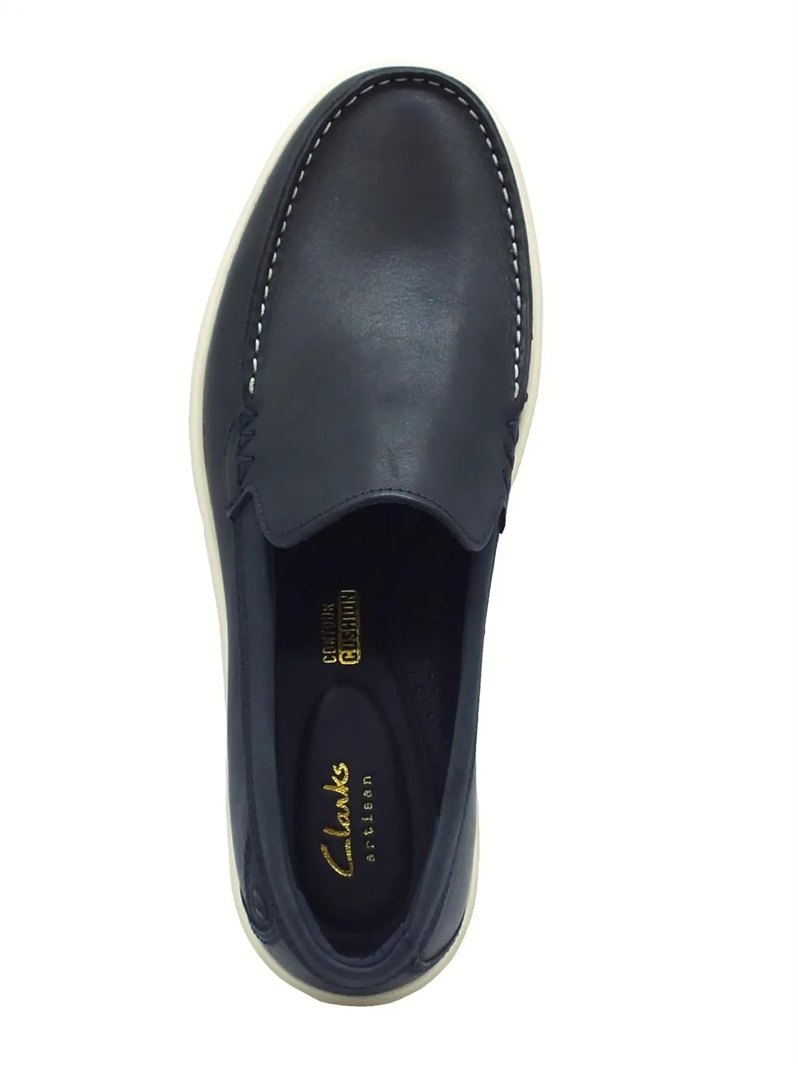 Clarks Men's Bratton Loafer, navy, 9.5 Men