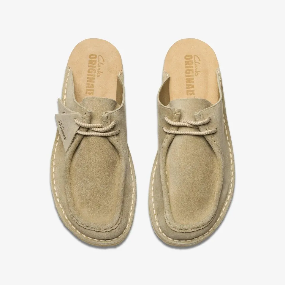 Clarks Men's DSRTNomad Mule Pale Grey Suede 26176535
