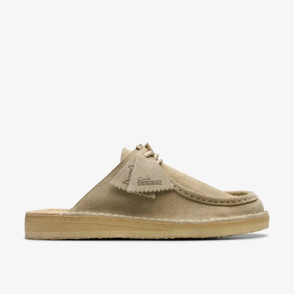 Clarks Men's DSRTNomad Mule Pale Grey Suede 26176535