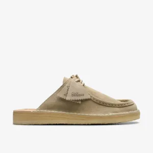 Clarks Men's DSRTNomad Mule Pale Grey Suede 26176535