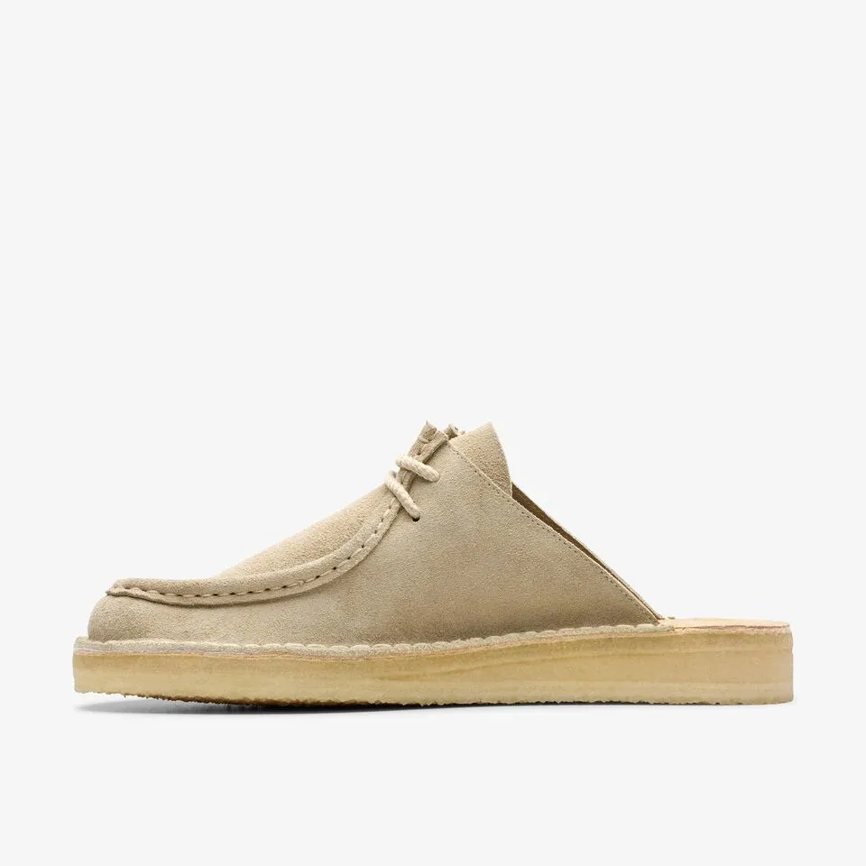 Clarks Men's DSRTNomad Mule Pale Grey Suede 26176535