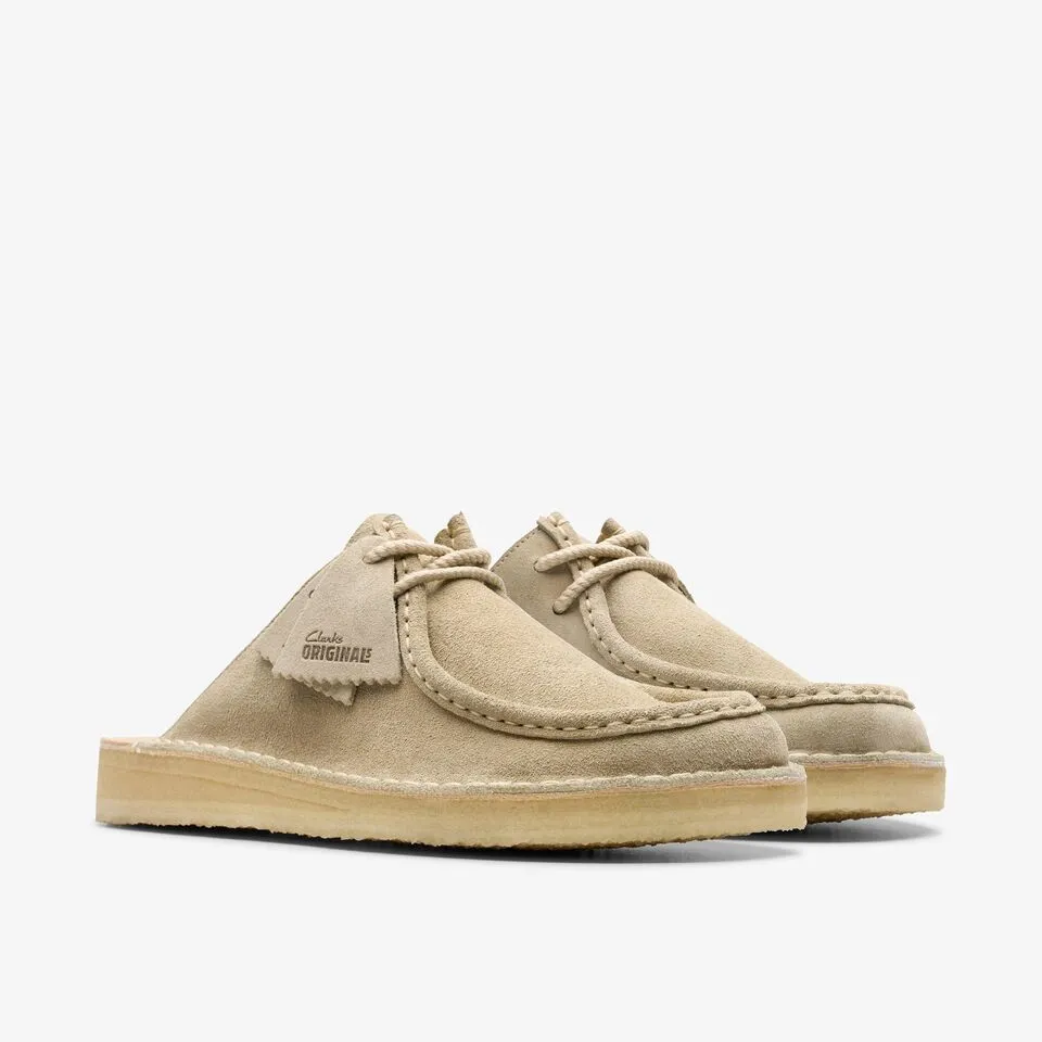 Clarks Men's DSRTNomad Mule Pale Grey Suede 26176535