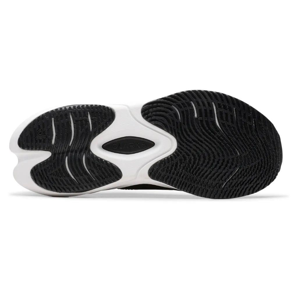 Clarks Pace Black/White Sneaker (Women's)