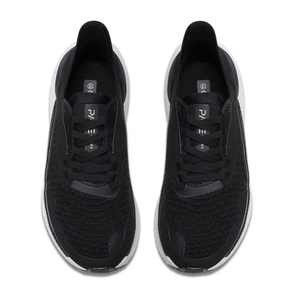 Clarks Pace Black/White Sneaker (Women's)