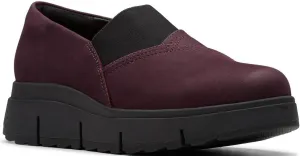 Clarks Women's Loriini West Wedge Heel Slip On Loafer