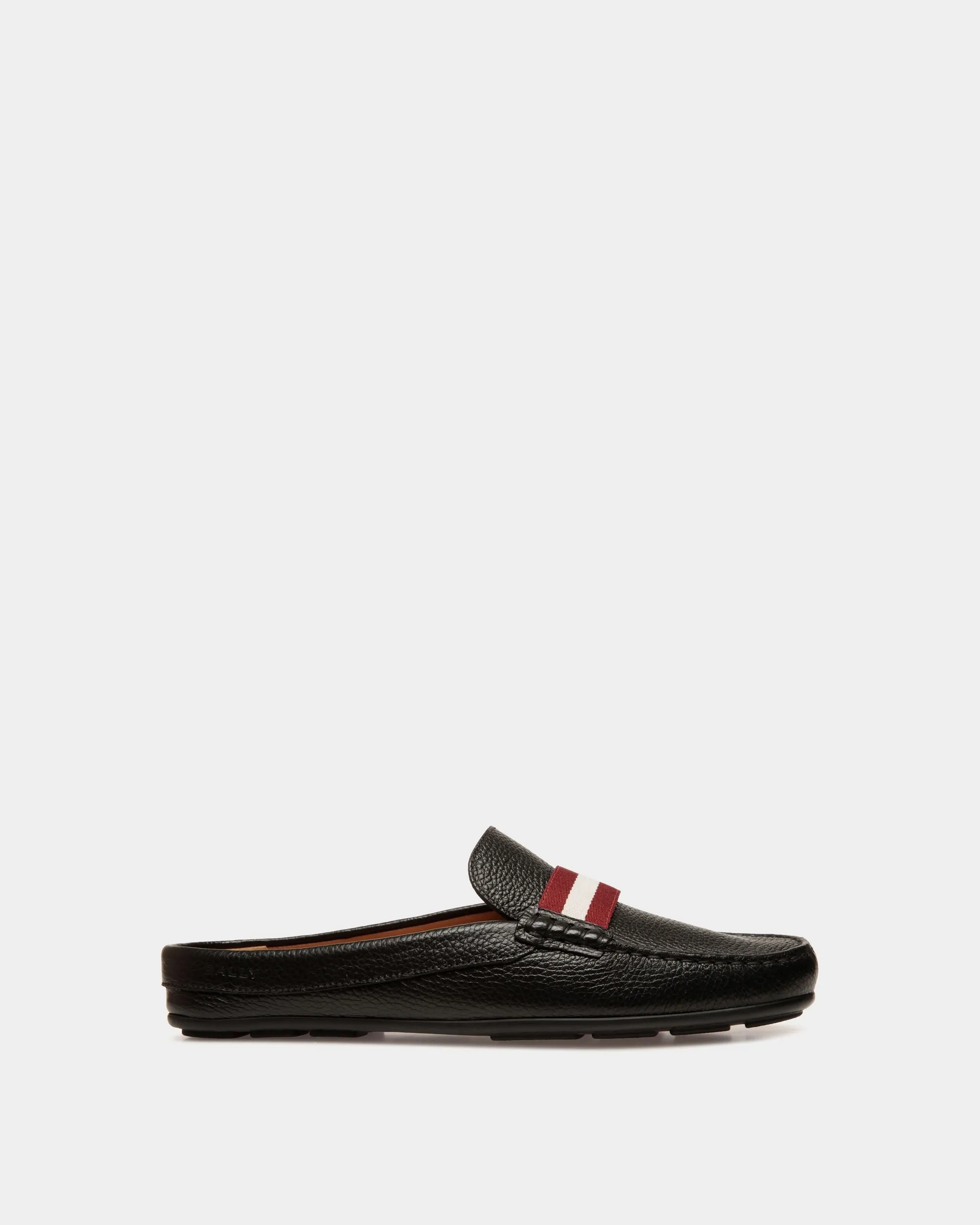 Clay Driver in Black Grained Leather