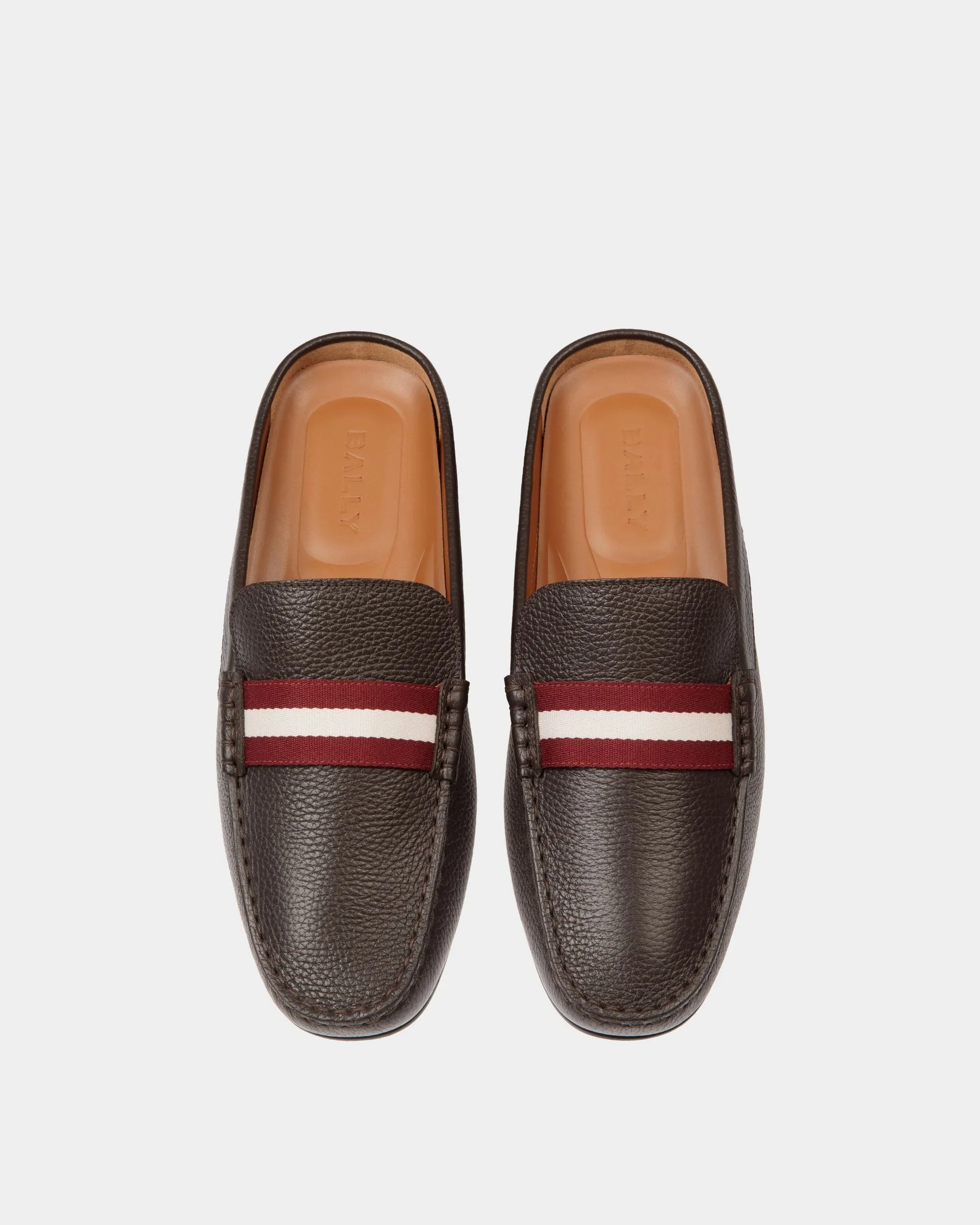 Clay Driver in Ebano Grained Leather