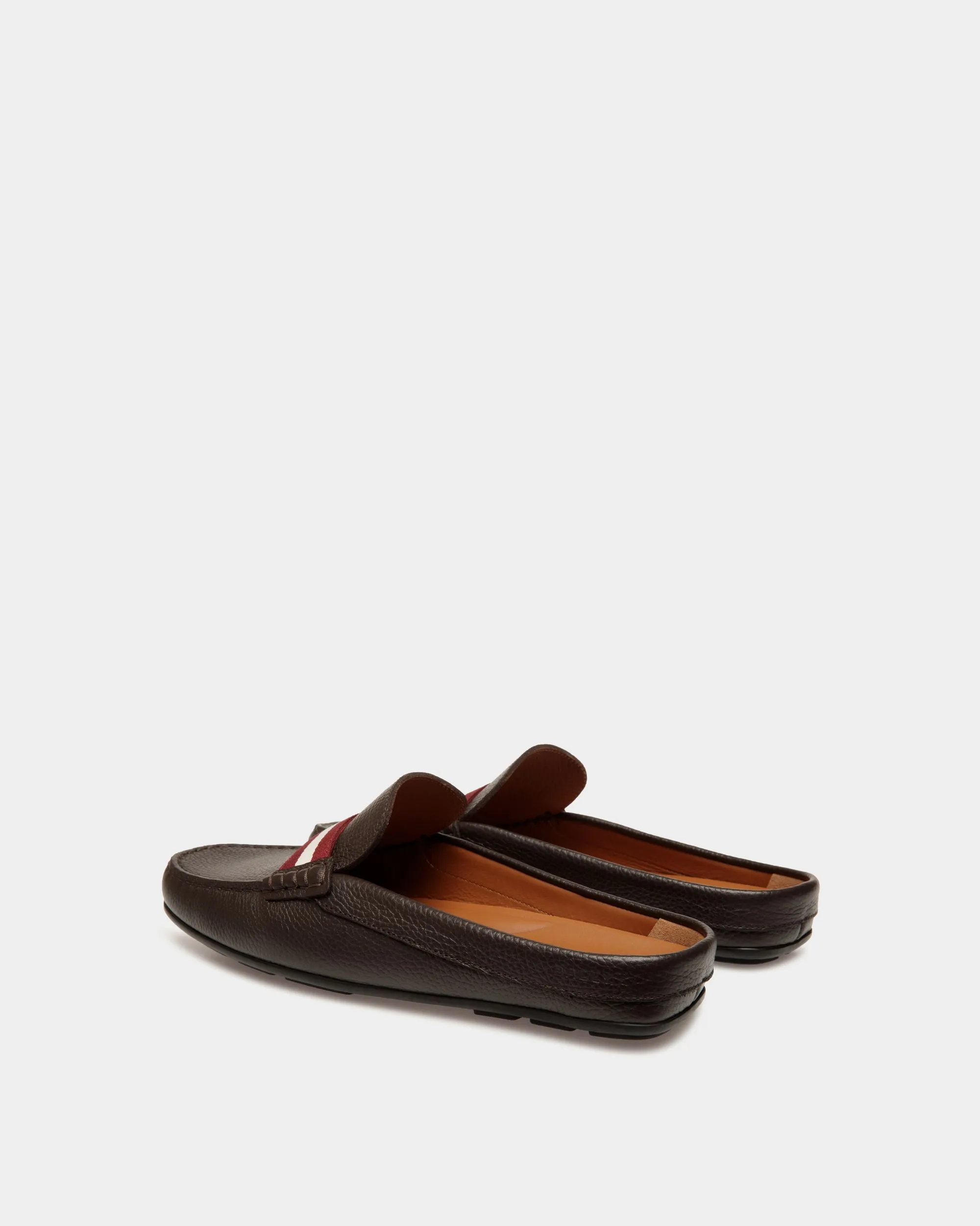 Clay Driver in Ebano Grained Leather