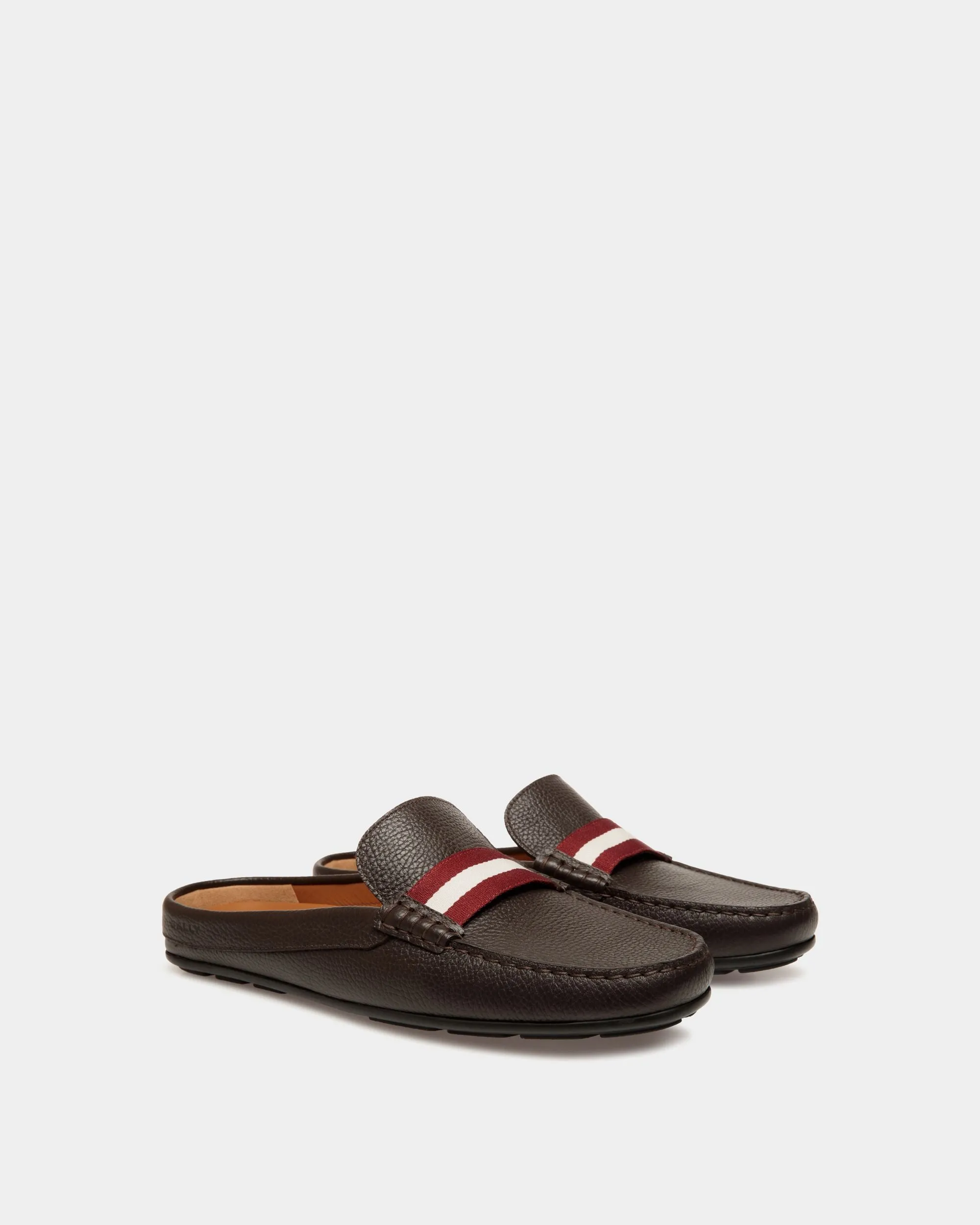 Clay Driver in Ebano Grained Leather