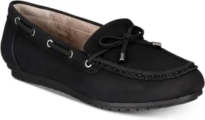 CLIFFS BY WHITE MOUNTAIN Demi Moccasin Flat, Black US 10 (M)