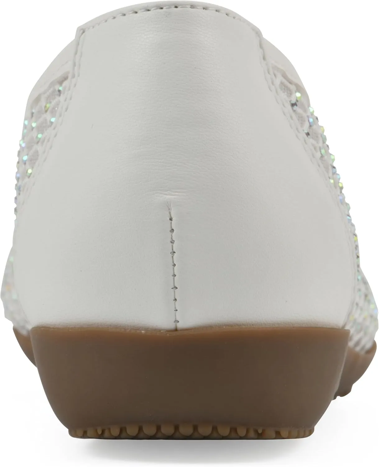 CLIFFS BY WHITE MOUNTAIN Women's Carlicia Cushioned Mesh Ballet Flat