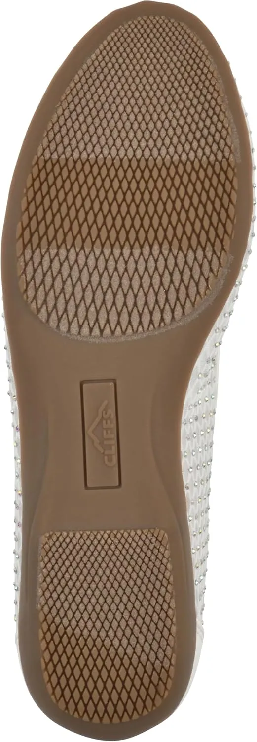 CLIFFS BY WHITE MOUNTAIN Women's Carlicia Cushioned Mesh Ballet Flat