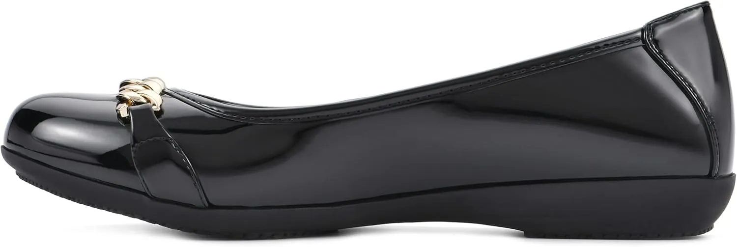 CLIFFS BY WHITE MOUNTAIN Women's Charmed Cushioned Ballet Flat