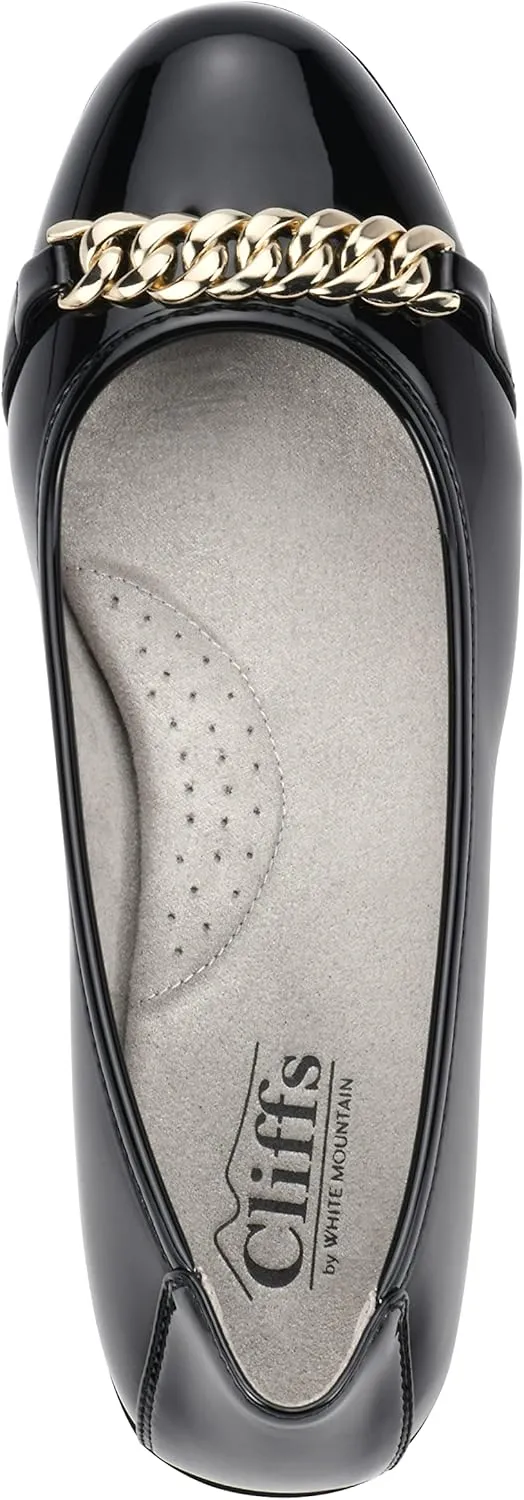 CLIFFS BY WHITE MOUNTAIN Women's Charmed Cushioned Ballet Flat