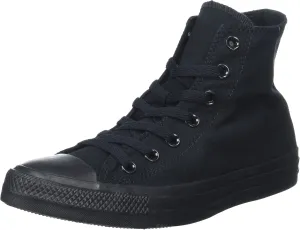 CONVERSE ALL STAR Mens Hi Top Chuck Taylor Chucks Sneaker Trainer - Black Mono - 11
