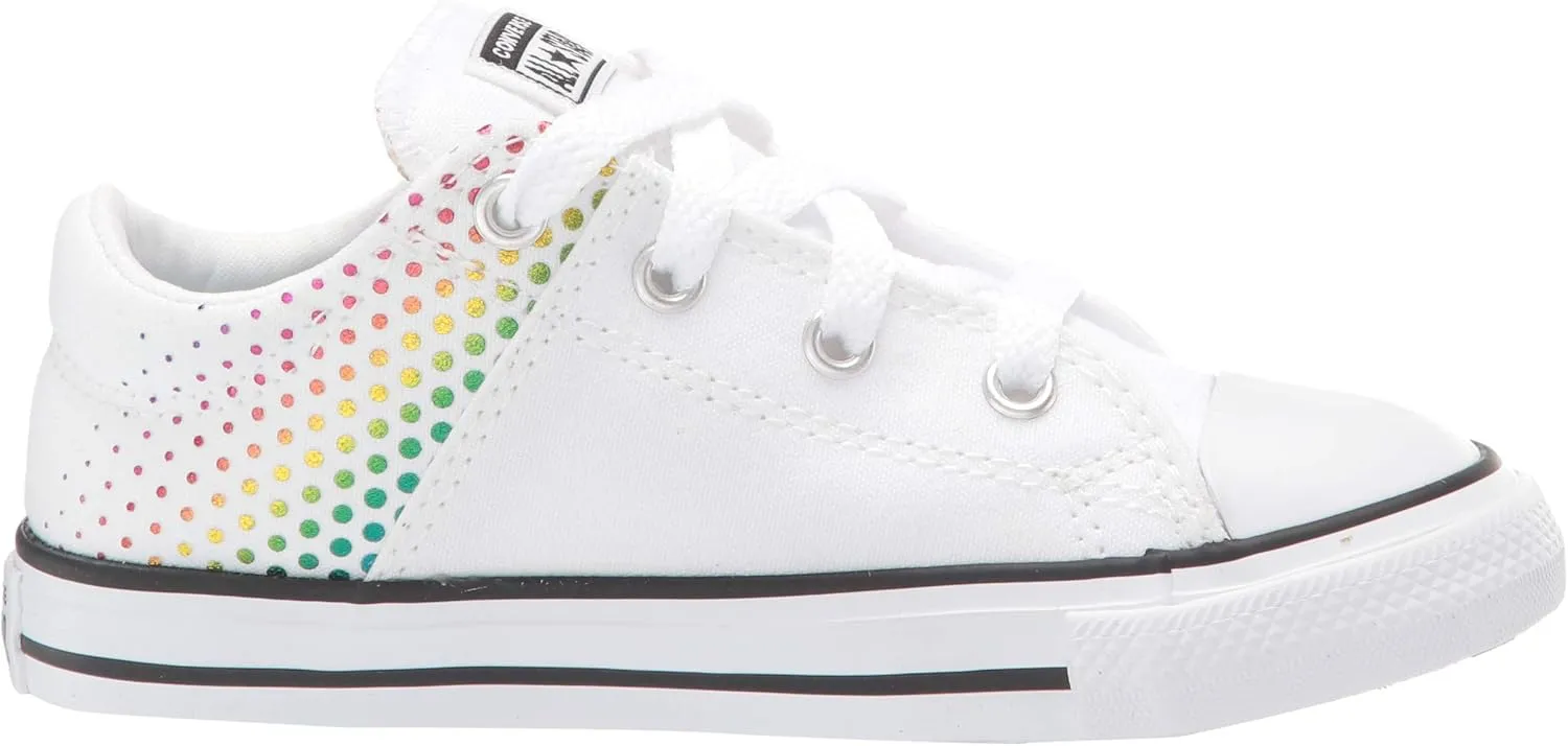 Converse Girl's Chuck Taylor All Star Madison Rainbow Foil Print Low Top Sneaker