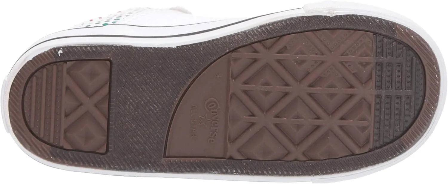 Converse Girl's Chuck Taylor All Star Madison Rainbow Foil Print Low Top Sneaker
