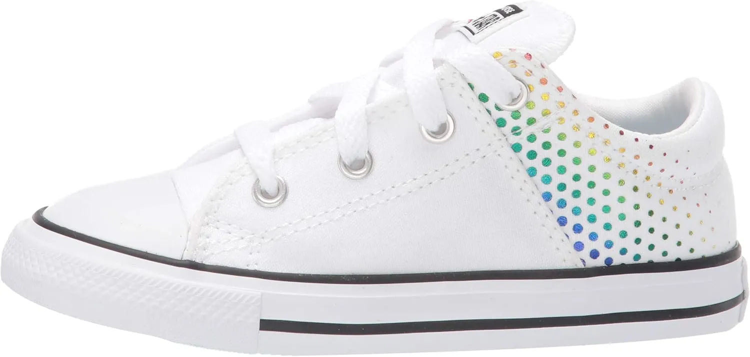 Converse Girl's Chuck Taylor All Star Madison Rainbow Foil Print Low Top Sneaker